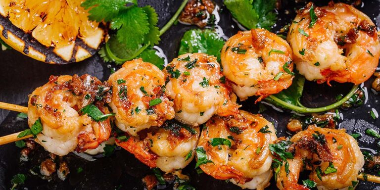 shrimp skewers